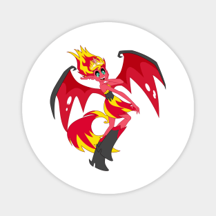 Demon Sunset Shimmer 3 Magnet